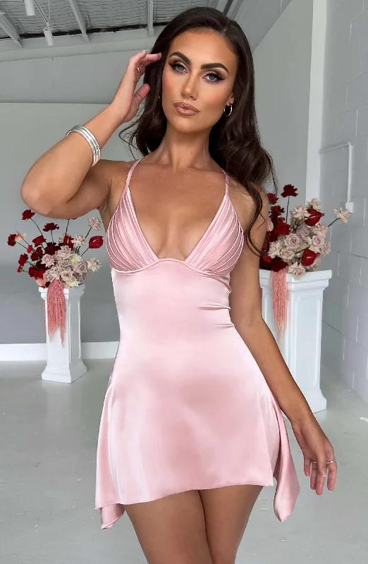 Clarise Mini Dress - Blush