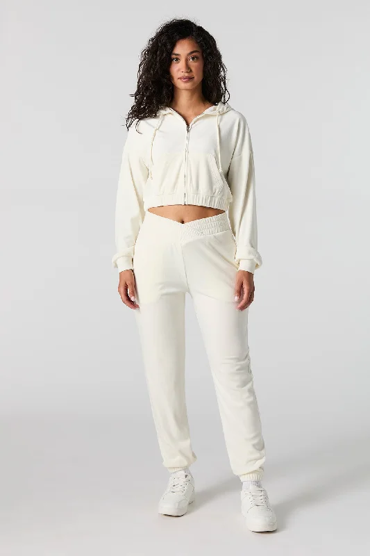 Velour V Waist Jogger Australian Beach Australian Beach