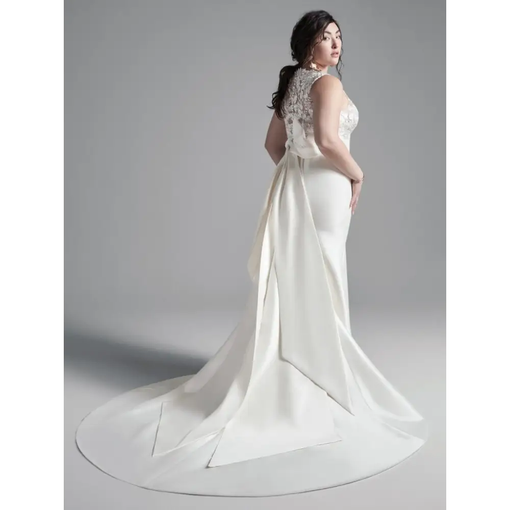 Ivory (gown with Nude Illusion) (pictured)