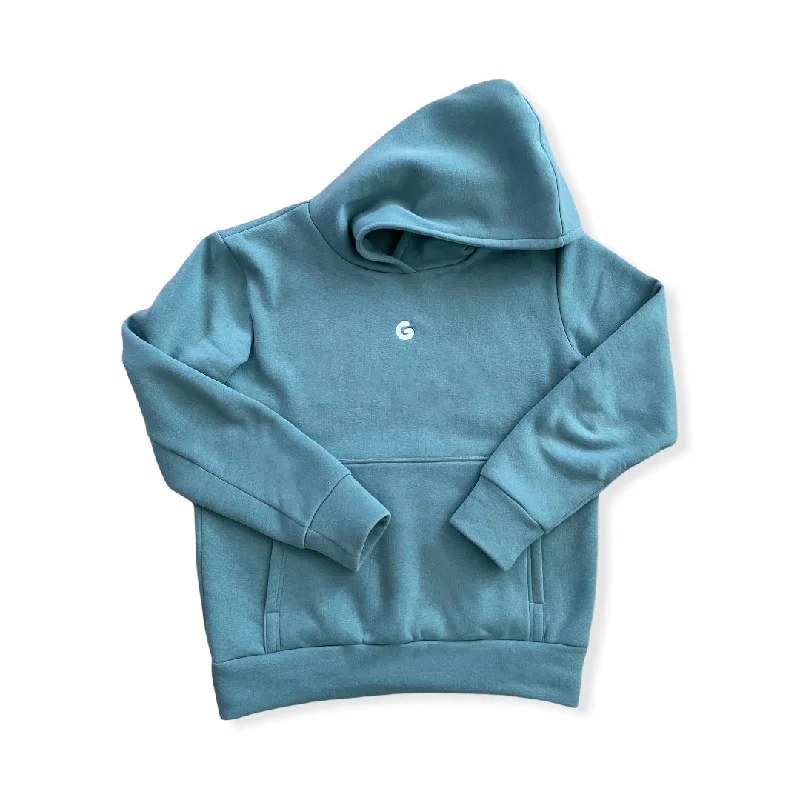 THE HOODY 0.2 // light blue-green Monochromatic Office Style Monochromatic Office Style