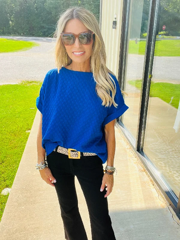 ROYAL CRUSH TOP Feminine Women's Style  Feminine Women's Style 