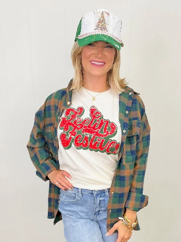 Feeling Festive Tee Edgy Women's Punk Edgy Women's Punk