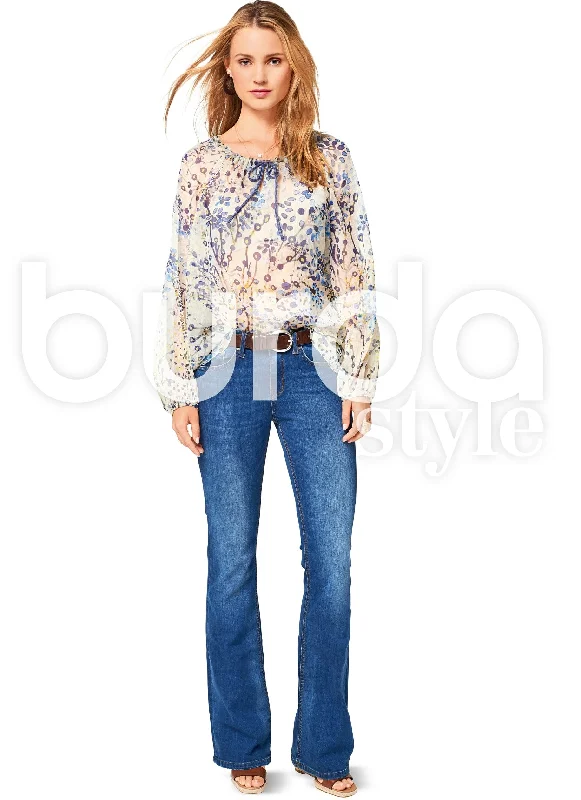 Burda Style Pattern 6502 Misses’  Peasant Blouses Street Street