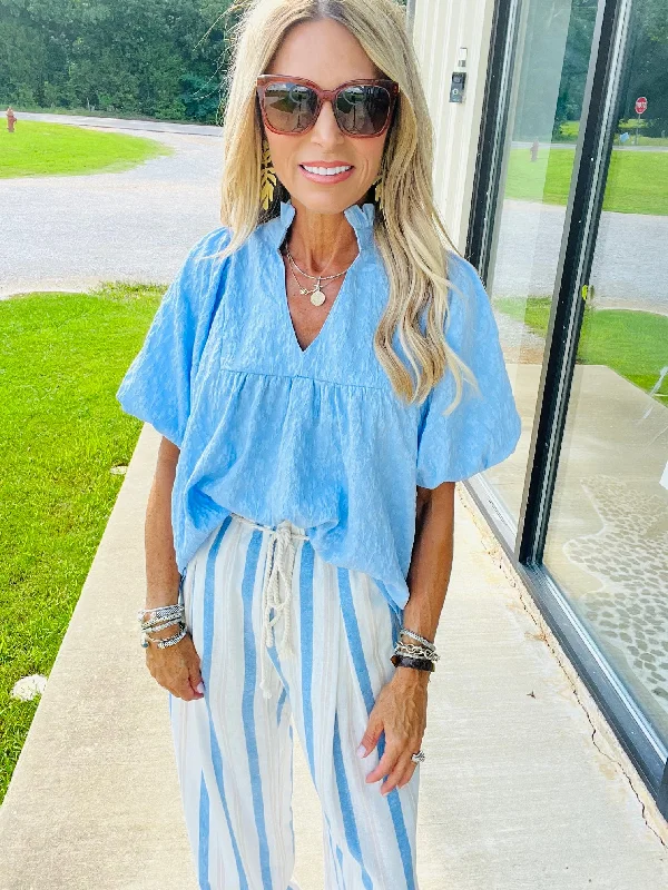 CRASHING WAVES TOP-*FINAL SALE* Luxurious Women's High -  end Luxurious Women's High -  end